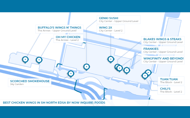 Map - Chicken Wings in SM North